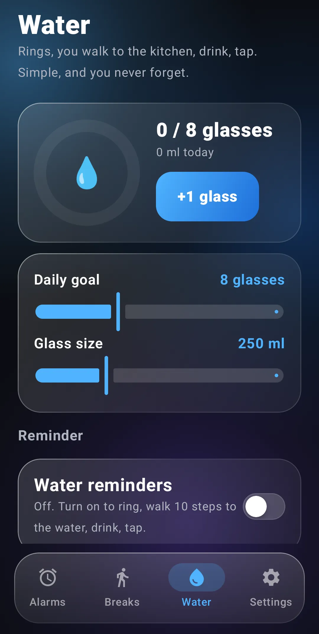 Alarm Mama: Water reminders